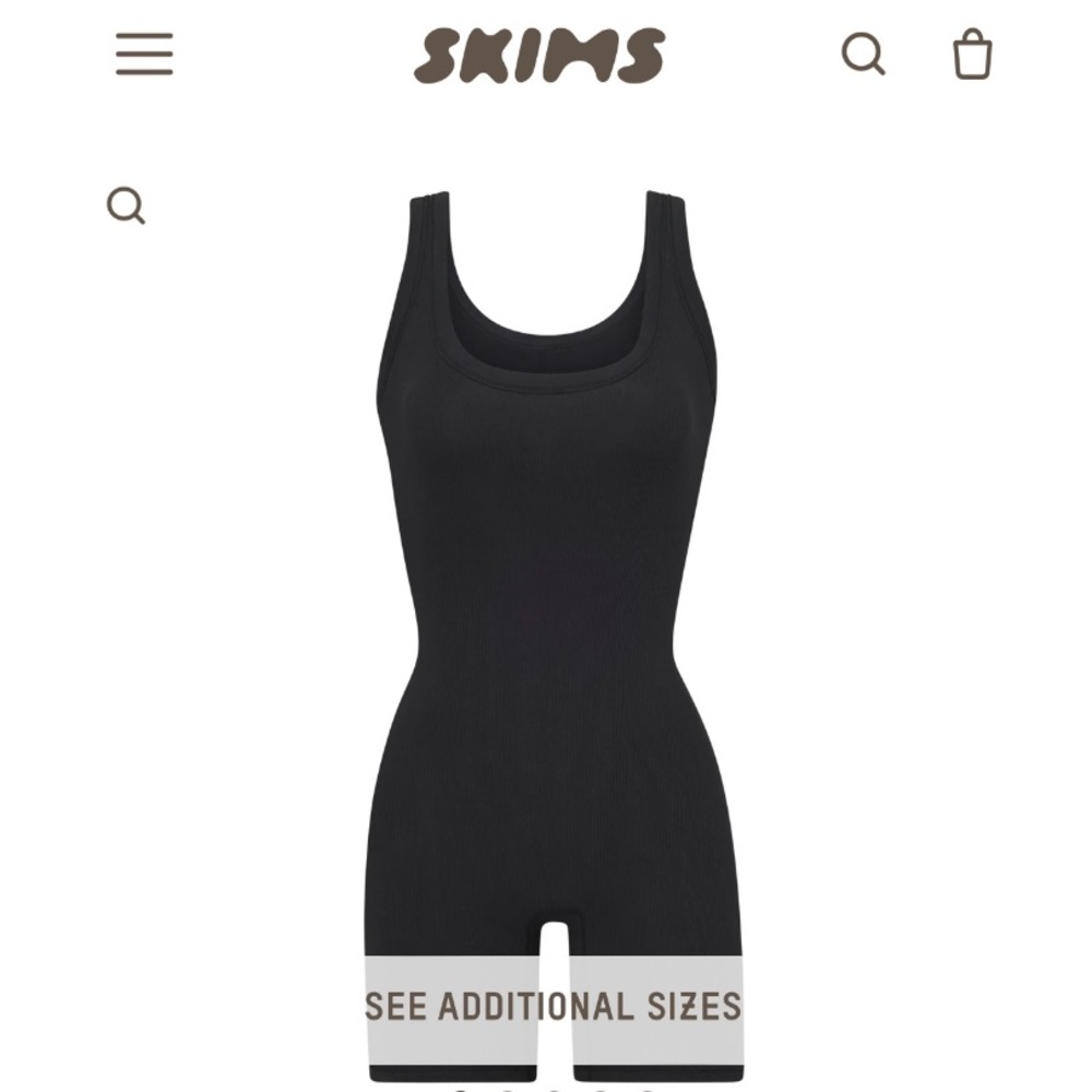 SKIMS COTTON RIB ONESIE